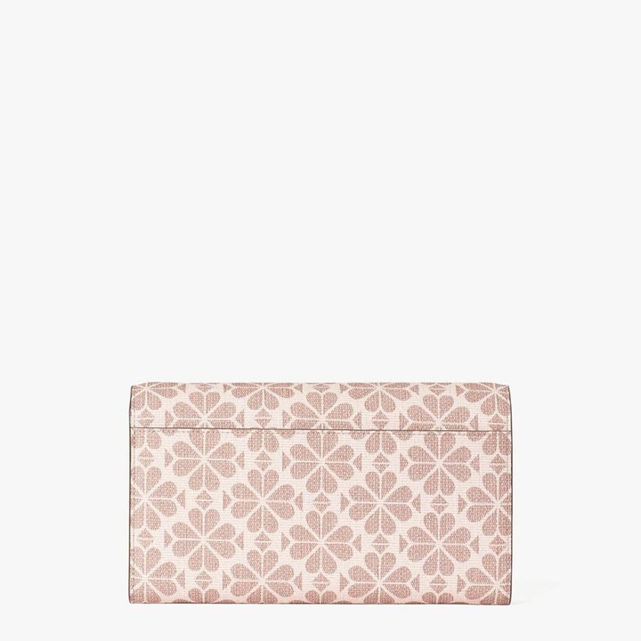 Bolso Clutch Kate Spade Spade Flower Coated Lona Chain Mujer Rosas Multicolor | FGULY7486