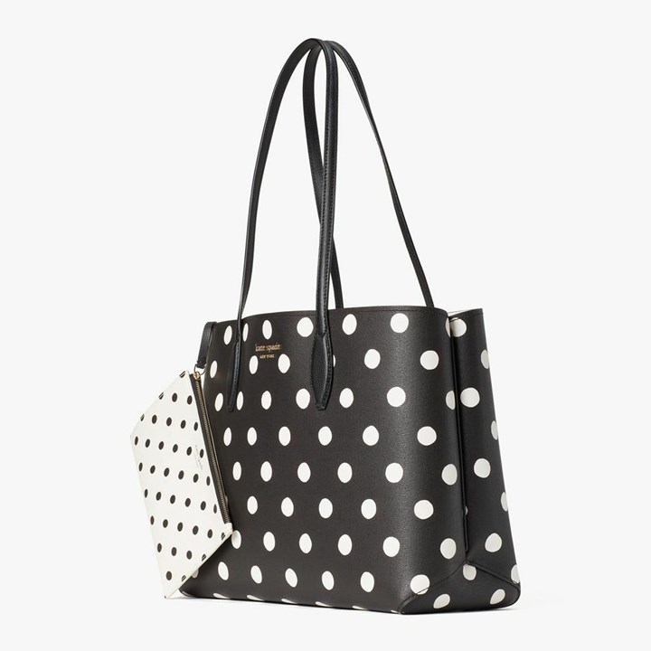 Bolso Tote Kate Spade All Day Sunshine Dot Large Mujer Negras Multicolor | VFKDC0913