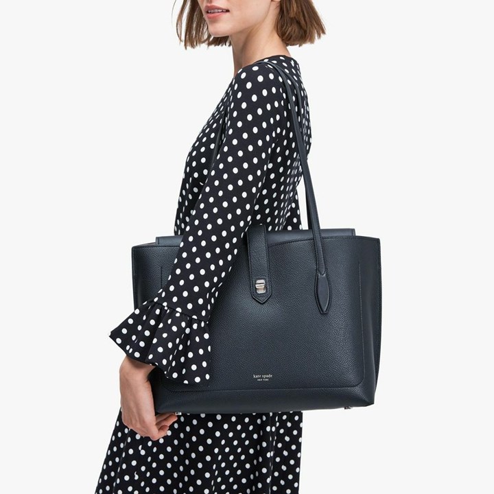 Bolso Tote Kate Spade Essential Large Mujer Negras | VBFWR2895