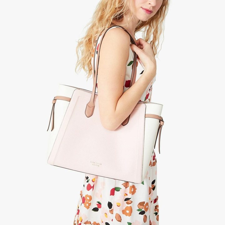 Bolso Tote Kate Spade Knott Large Mujer Rosas Multicolor | YDBLP8127
