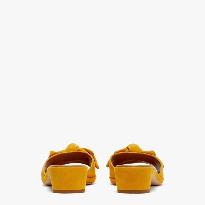 Sandalias de Diapositivas Kate Spade Lilah Mujer Amarillo | VDORL8534