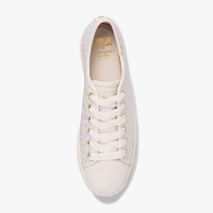 Zapatillas Kate Spade x Keds Triple Kick Embroidered Mujer Blancas | XHTLN1682